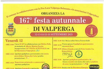 167&#176; Festa Autunnale di Valperga